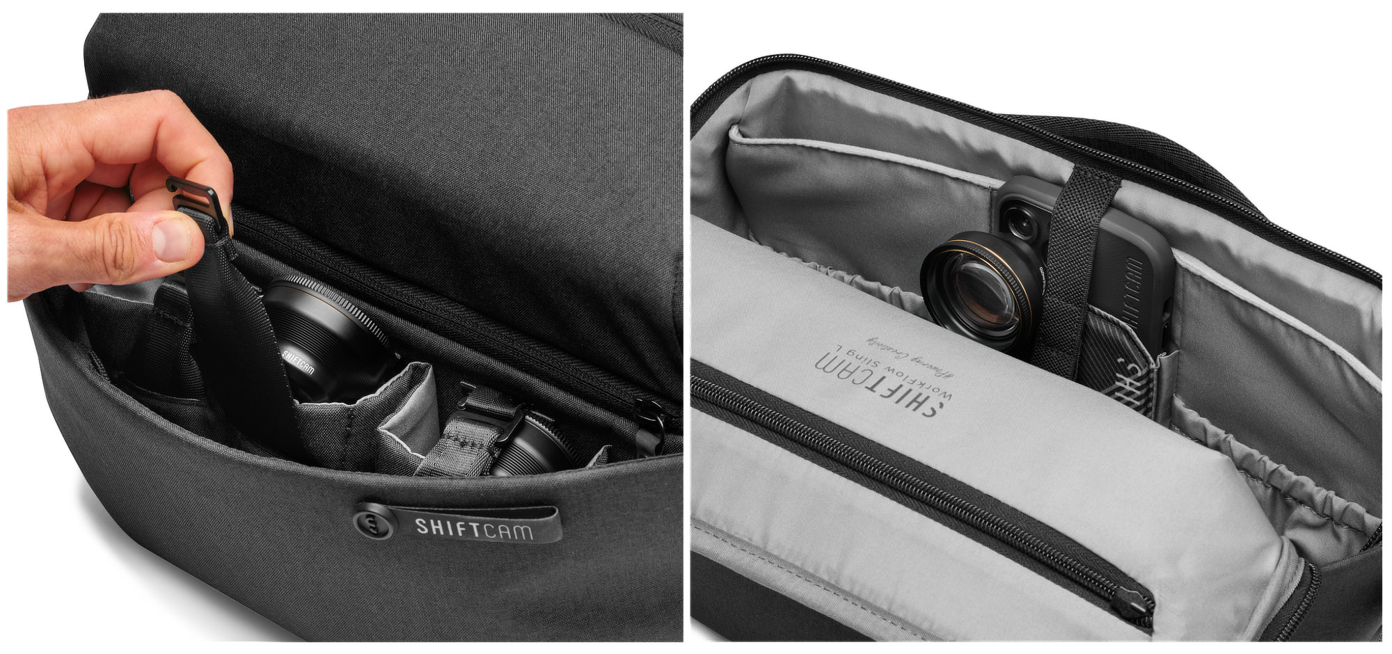 ShiftCam: la primera bolsa profesional del mundo para fotografía móvil